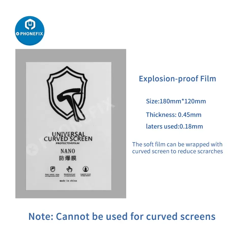 NANO Explosion-Proof Screen Protector For Phone Universal Film - Image 3