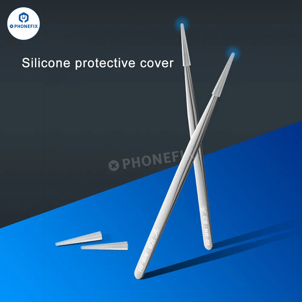 NB-01 Precision Long Sharp Tweezers IC jumper Wire Clamping Tool - Image 7