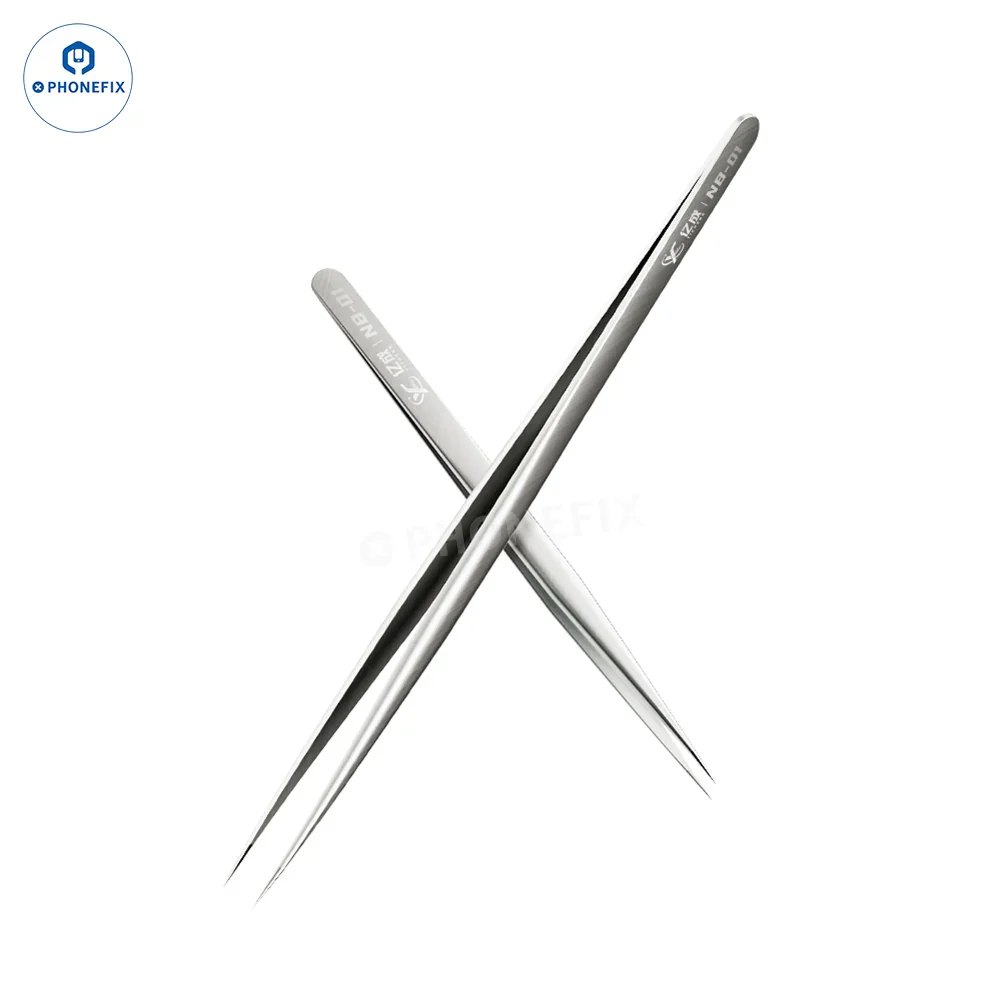 NB-01 Precision Long Sharp Tweezers IC jumper Wire Clamping Tool - Image 9