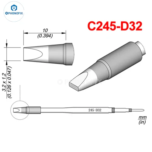 OEM JBC C245 Series Soldering Tips Compatible T245 Handle - Image 10