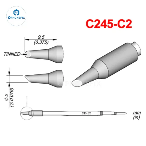 OEM JBC C245 Series Soldering Tips Compatible T245 Handle - Image 13