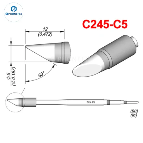 OEM JBC C245 Series Soldering Tips Compatible T245 Handle - Image 15