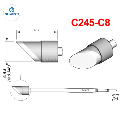 OEM JBC C245 Series Soldering Tips Compatible T245 Handle - Image 16