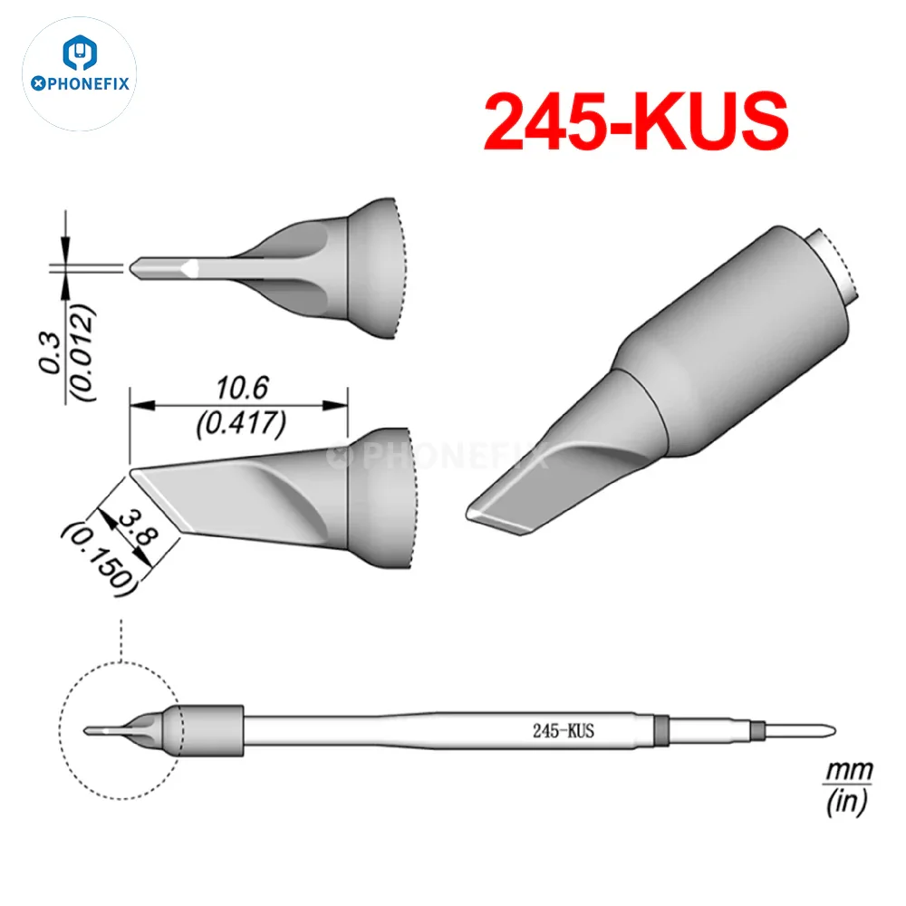 OEM JBC C245 Series Soldering Tips Compatible T245 Handle - Image 3