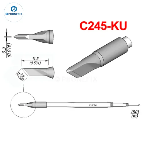 OEM JBC C245 Series Soldering Tips Compatible T245 Handle - Image 5
