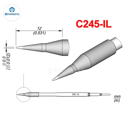 OEM JBC C245 Series Soldering Tips Compatible T245 Handle - Image 6