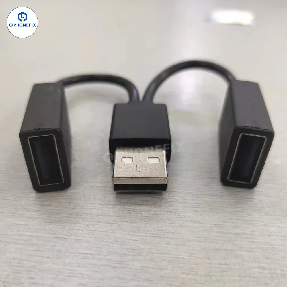 One-to-two USB Extender Splitter Cable for Mobile Phone Charging - Image 3
