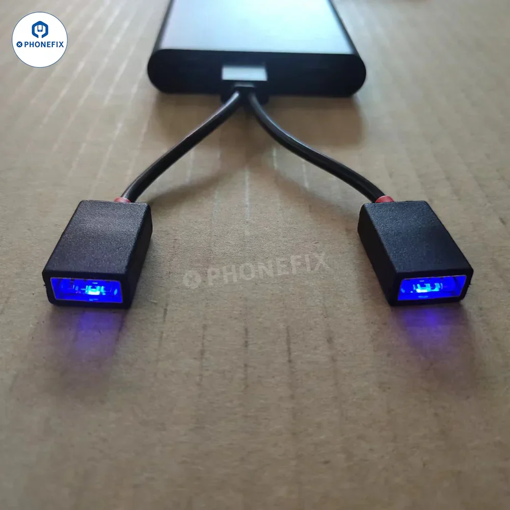 One-to-two USB Extender Splitter Cable for Mobile Phone Charging - Image 4