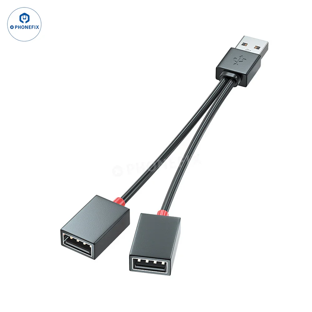 One-to-two USB Extender Splitter Cable for Mobile Phone Charging - Image 5