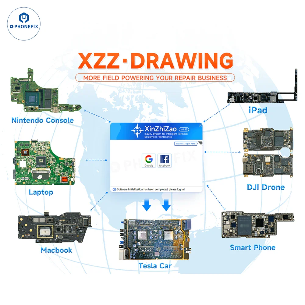 Online Drawing XZZ Schematic Diagrams Tool for Mobile Phone Repair - Image 13