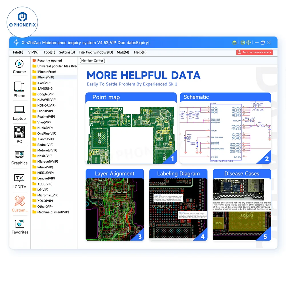Online Drawing XZZ Schematic Diagrams Tool for Mobile Phone Repair - Image 3