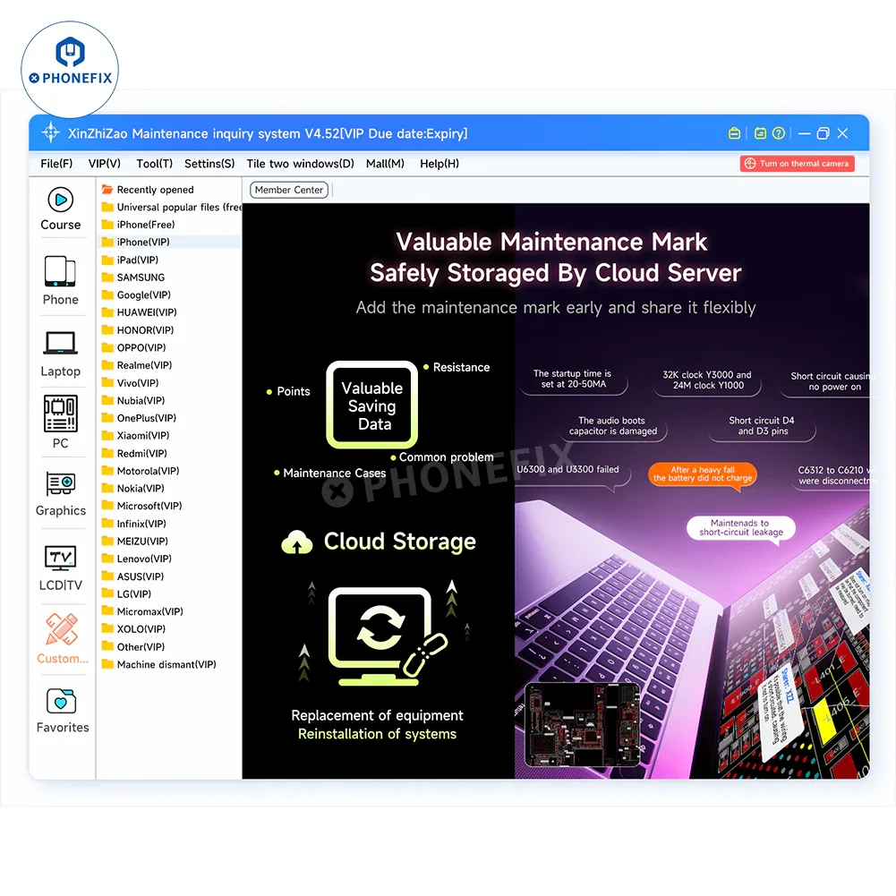 Online Drawing XZZ Schematic Diagrams Tool for Mobile Phone Repair - Image 5