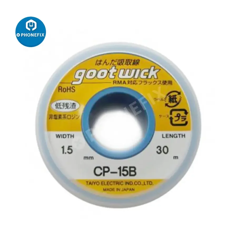 Original GOOT WICK Desoldering Wick CP 10B 15B 20B 25B 30B - Image 2