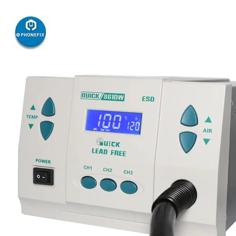 Original QUICK 861DW Hot Air BGA Rework Station 1000W Lead Free - Image 4