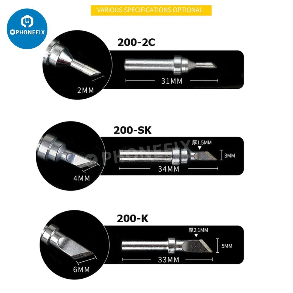 Original Soldering Iron Tip for Quick 203/H 204/H 3202 Welding Station - Image 4