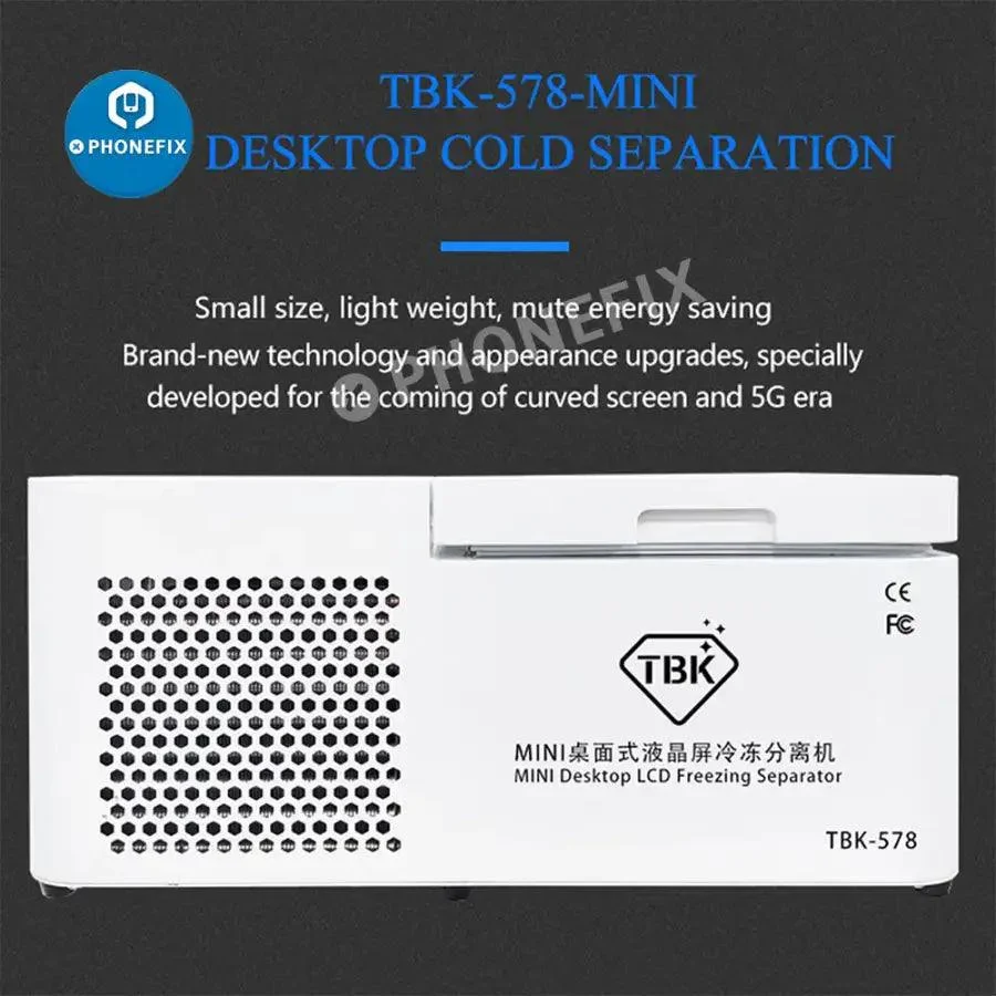 Original TBK-578 Mini Desktop LCD Laminating Frozen Separating Machine - Image 10