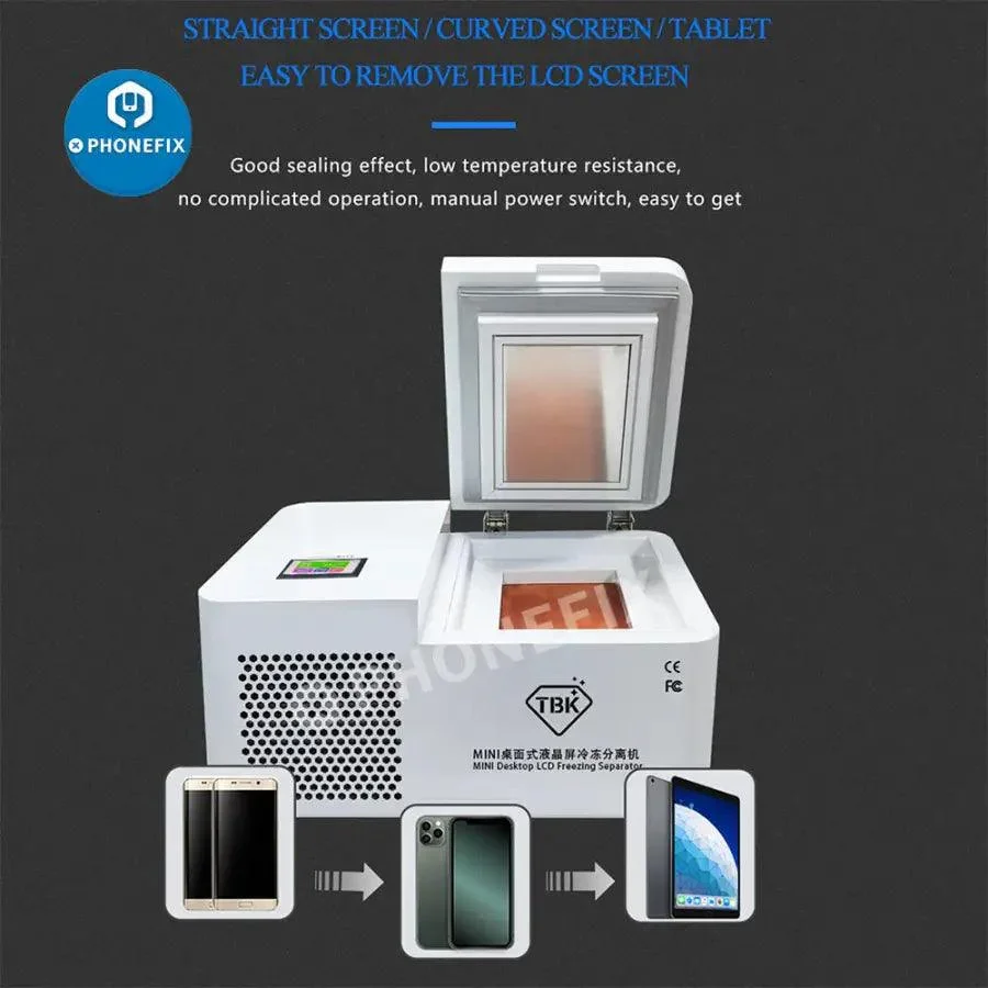 Original TBK-578 Mini Desktop LCD Laminating Frozen Separating Machine - Image 7