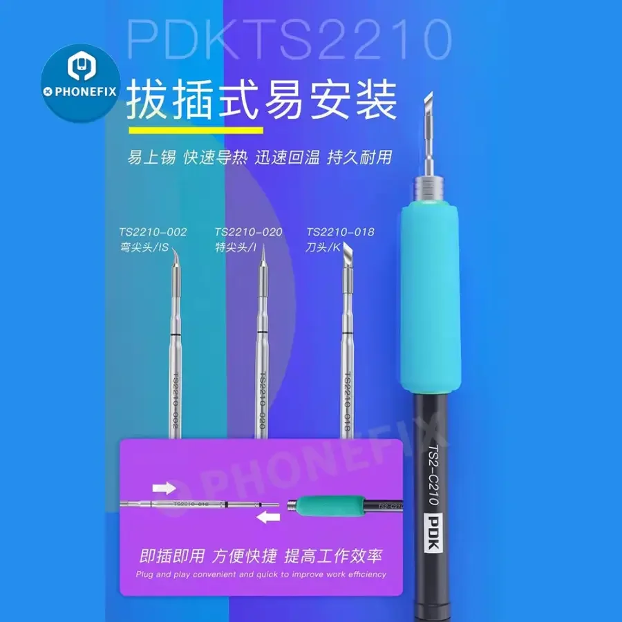 Original TS2210 Precision Soldering Iron Tip For C210 welding handle - Image 5