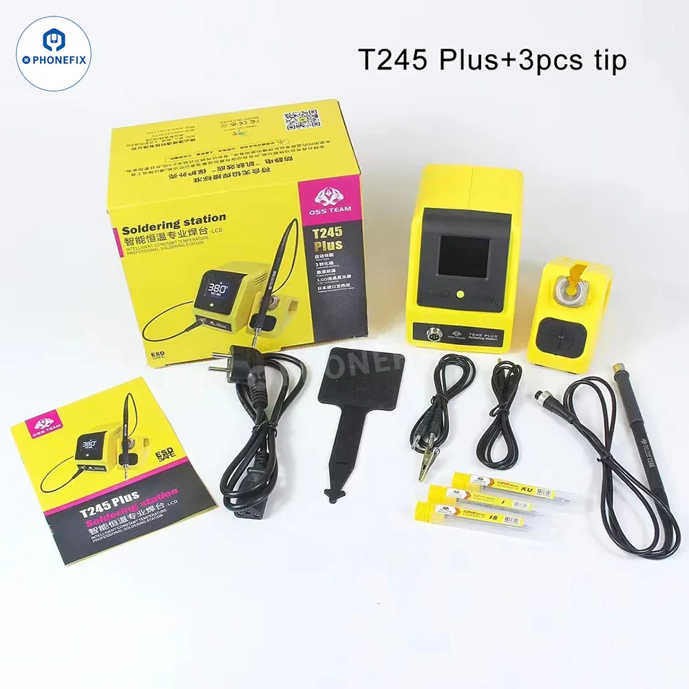 OSS T210 T245 T115 Soldering Station Compatible C210/245/115 Tips - Image 15