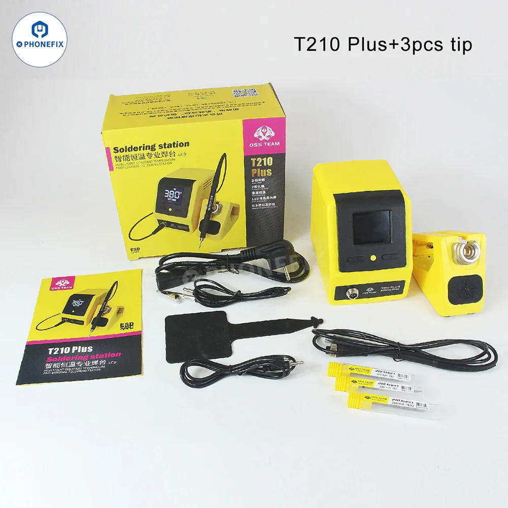 OSS T210 T245 T115 Soldering Station Compatible C210/245/115 Tips - Image 16