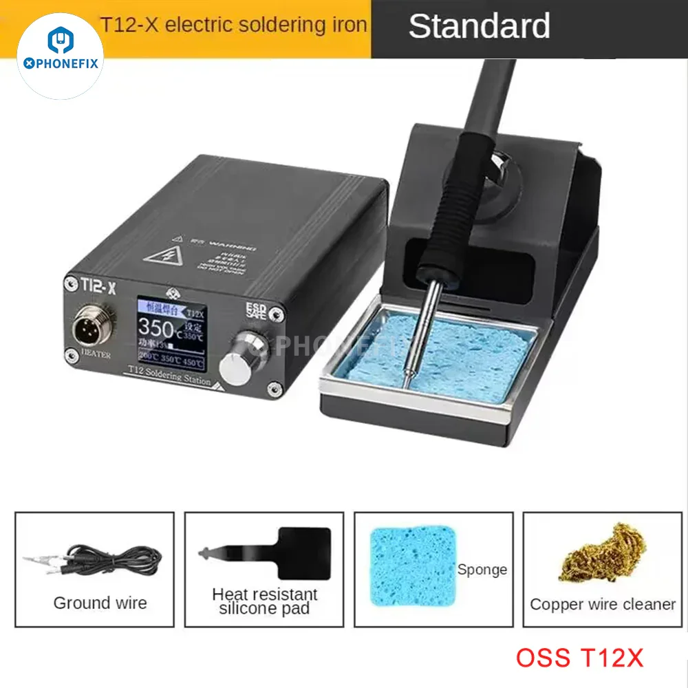 OSS T12-X PLUS Soldering Station Digital Display Welding Tool - Image 9