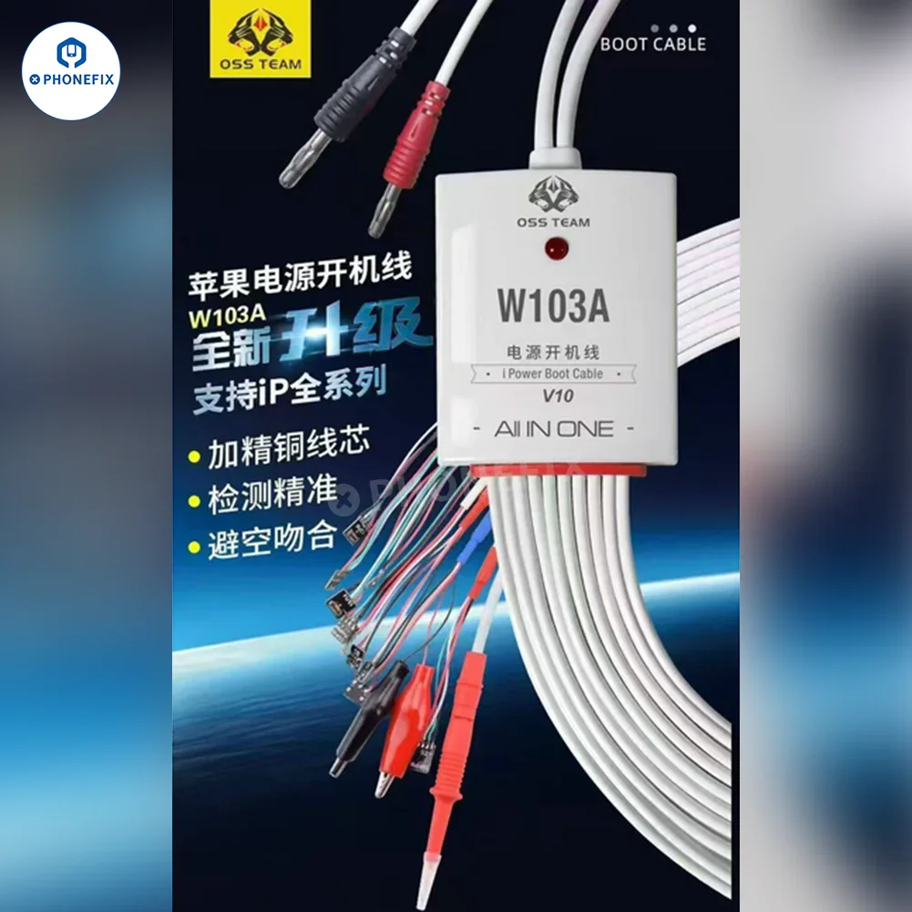 OSS TEAM W103A DC Power Cable for iPhone 8-16 Pro Max - Image 6