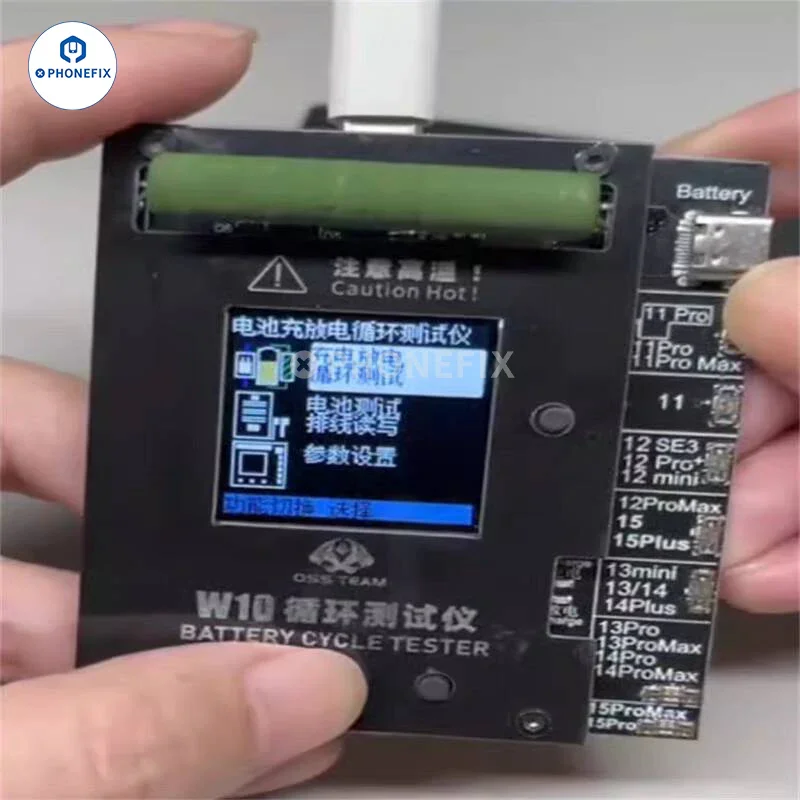 OSS W10 Cycle Tester Quick Improves iPhone 11-15 Pro Max Battery Efficiency - Image 8