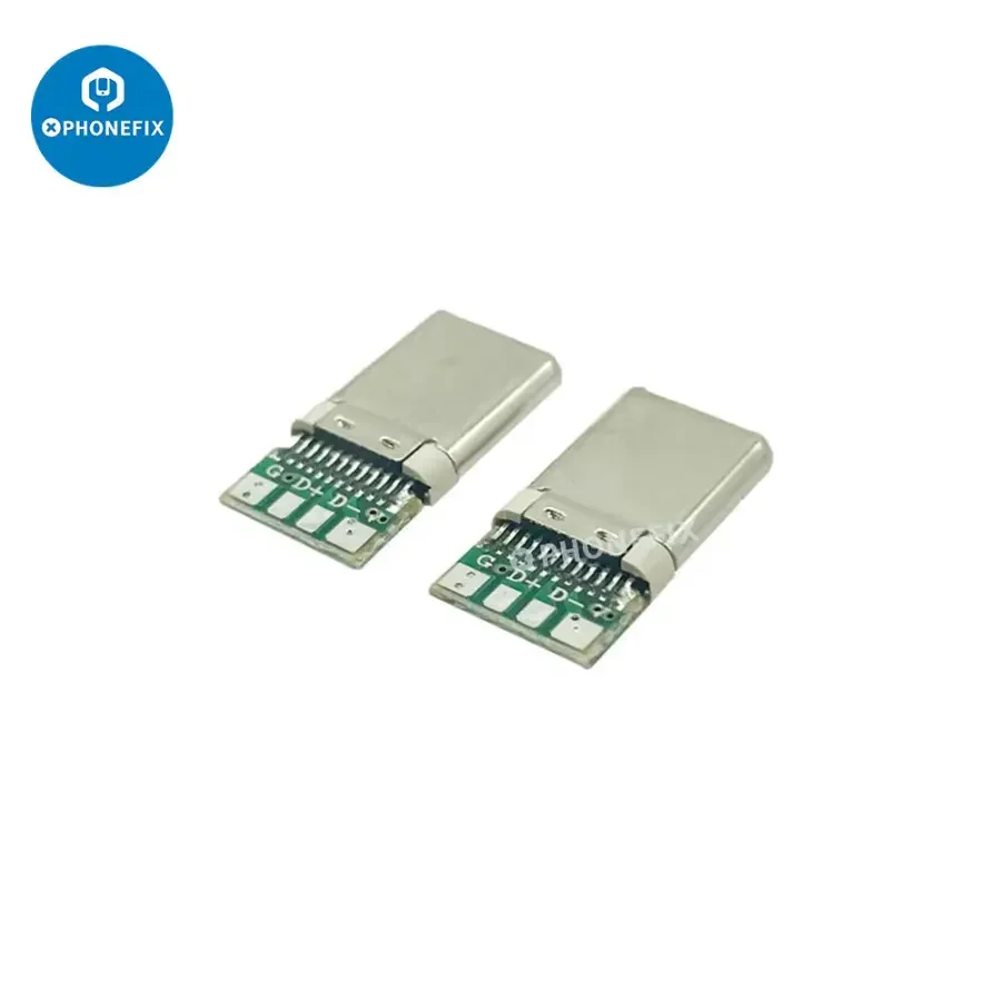 OTG USB 3.1 Type C 4Pin Jack Male Heads Welding Plug Connector - Image 3