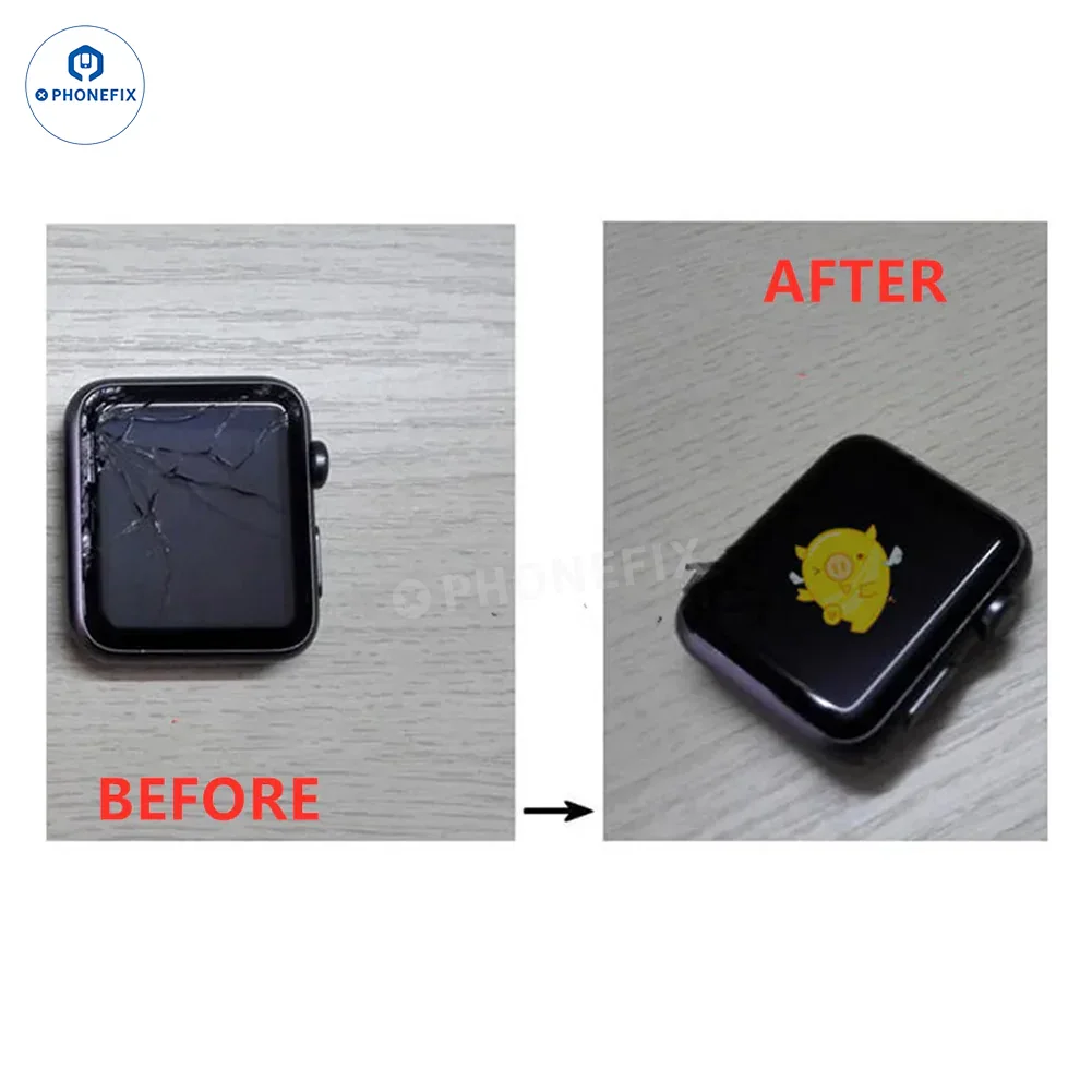 Outer Screen Glass with OCA for Apple Watch S1-11 SE Ultra Series - Image 3