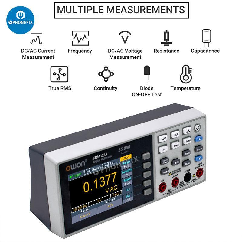 OWON Digital Multimeter AC DC Voltage Current Tester Mini Meter - Image 4