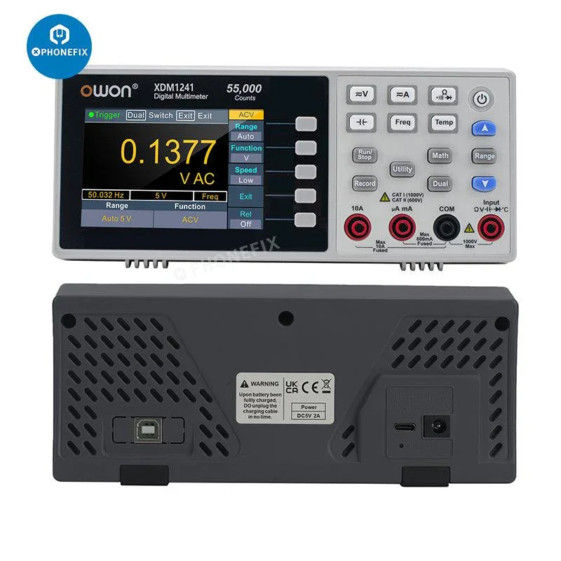 OWON Digital Multimeter AC DC Voltage Current Tester Mini Meter - Image 6