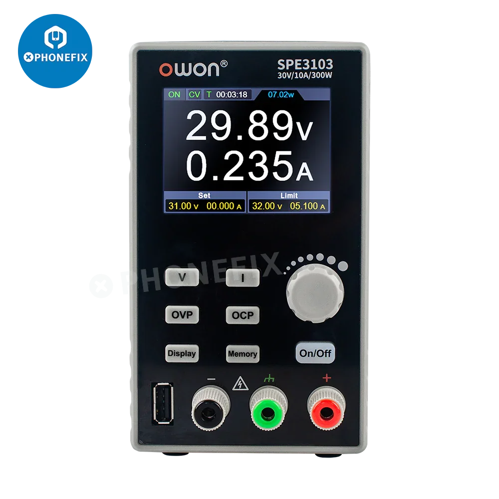OWON SPE3102/3051 Programmable Lab DC Power Supply 0-30V 0-10A - Image 5