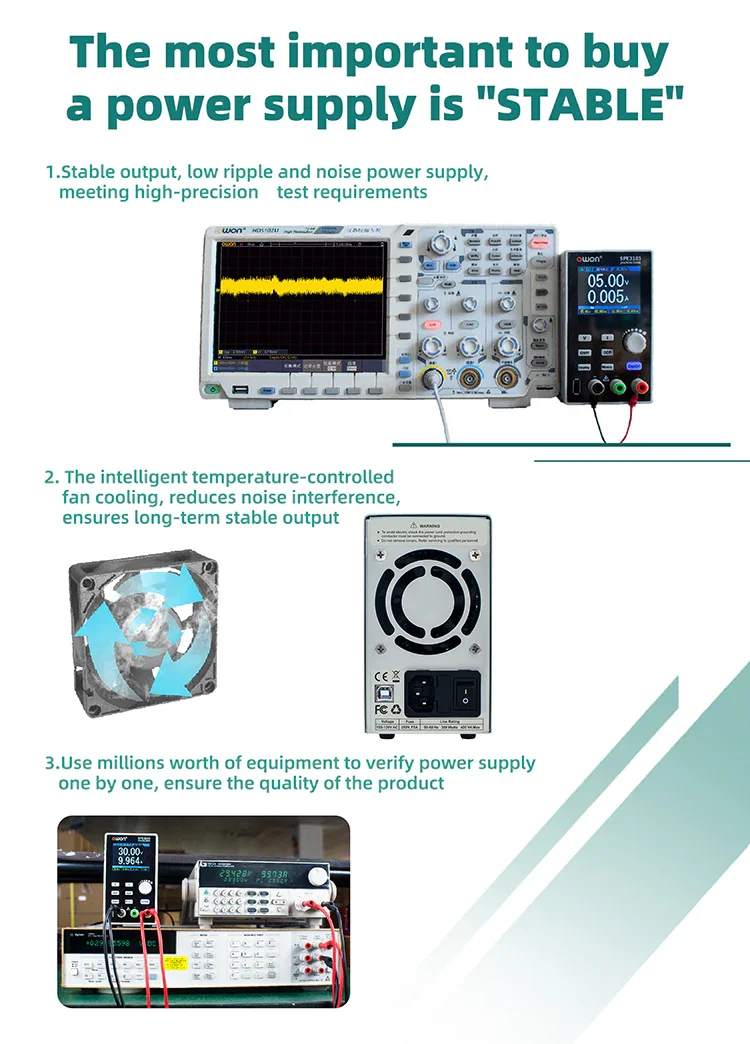 OWON SPE3102/3051 Programmable Lab DC Power Supply 0-30V 0-10A - Image 7
