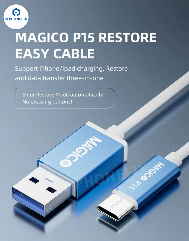 P15 Magico Restore Easy Cable For iPhone iPad Restore DFU Tool - Image 4