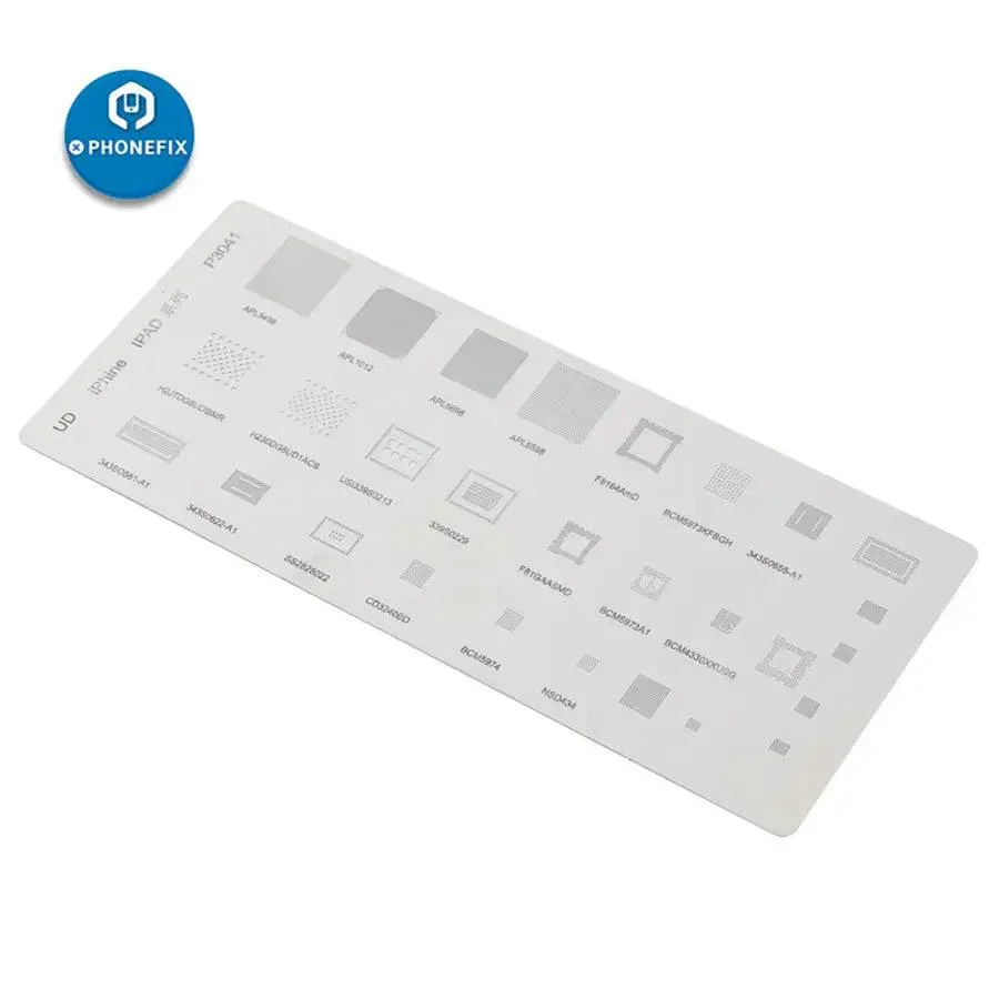 P3041 BGA Reballing Stencil Template For iPad CPU Power Touch Wifi IC - Image 5