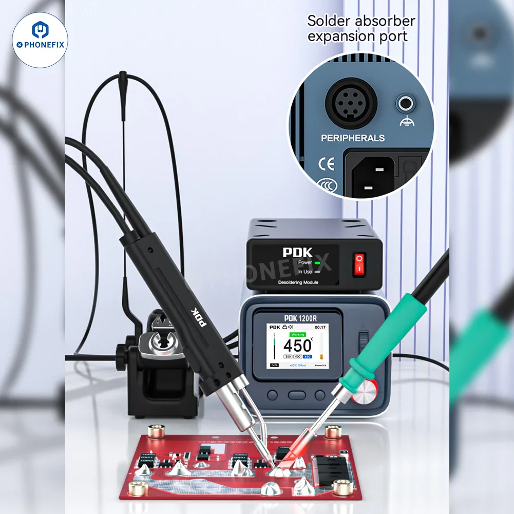 PDK1200R 400W Soldering Station With T470 Handle C470 Iron Tips - Image 3