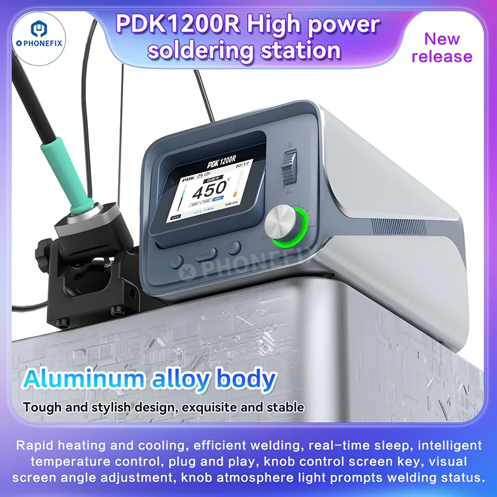 PDK1200R 400W Soldering Station With T470 Handle C470 Iron Tips - Image 5