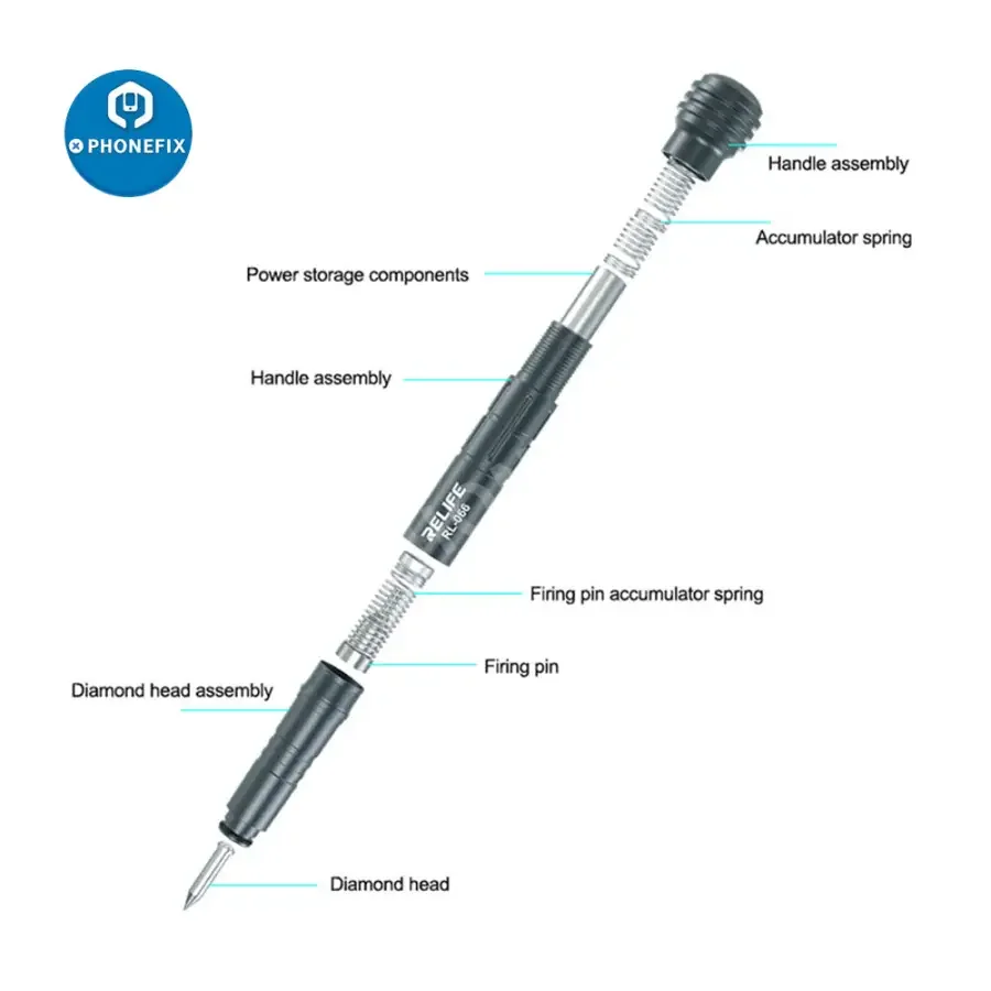 Phone Back Glass Removal Pen Fixture Housing Battery Disassembly Tool - Image 15