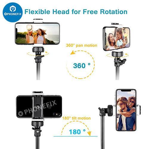 Phone Camera Tripod Stand With Wireless Remote And Head Mount - Image 2