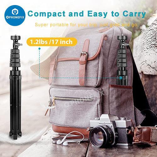 Phone Camera Tripod Stand With Wireless Remote And Head Mount - Image 5