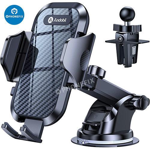 Phone Mount For Car Vent Universal Holder With Clip And Suction Cup - Image 12
