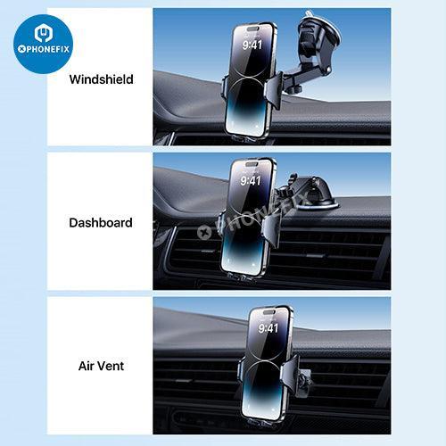 Phone Mount For Car Vent Universal Holder With Clip And Suction Cup - Image 13