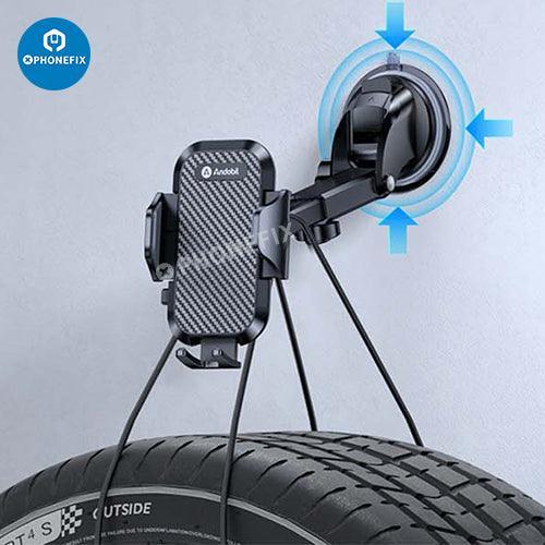 Phone Mount For Car Vent Universal Holder With Clip And Suction Cup - Image 6