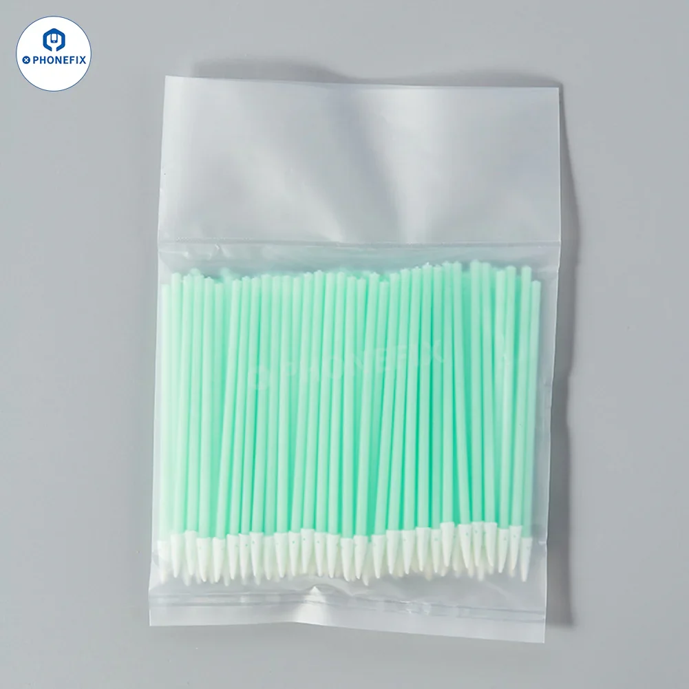 Phone Tail Plug Cleaning Stick Dust-Free Sponge Cotton Swab - Image 24