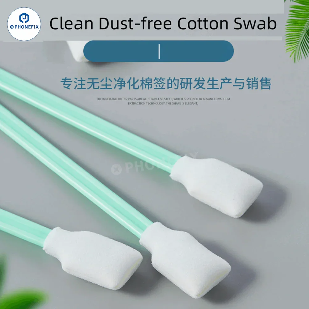 Phone Tail Plug Cleaning Stick Dust-Free Sponge Cotton Swab - Image 4