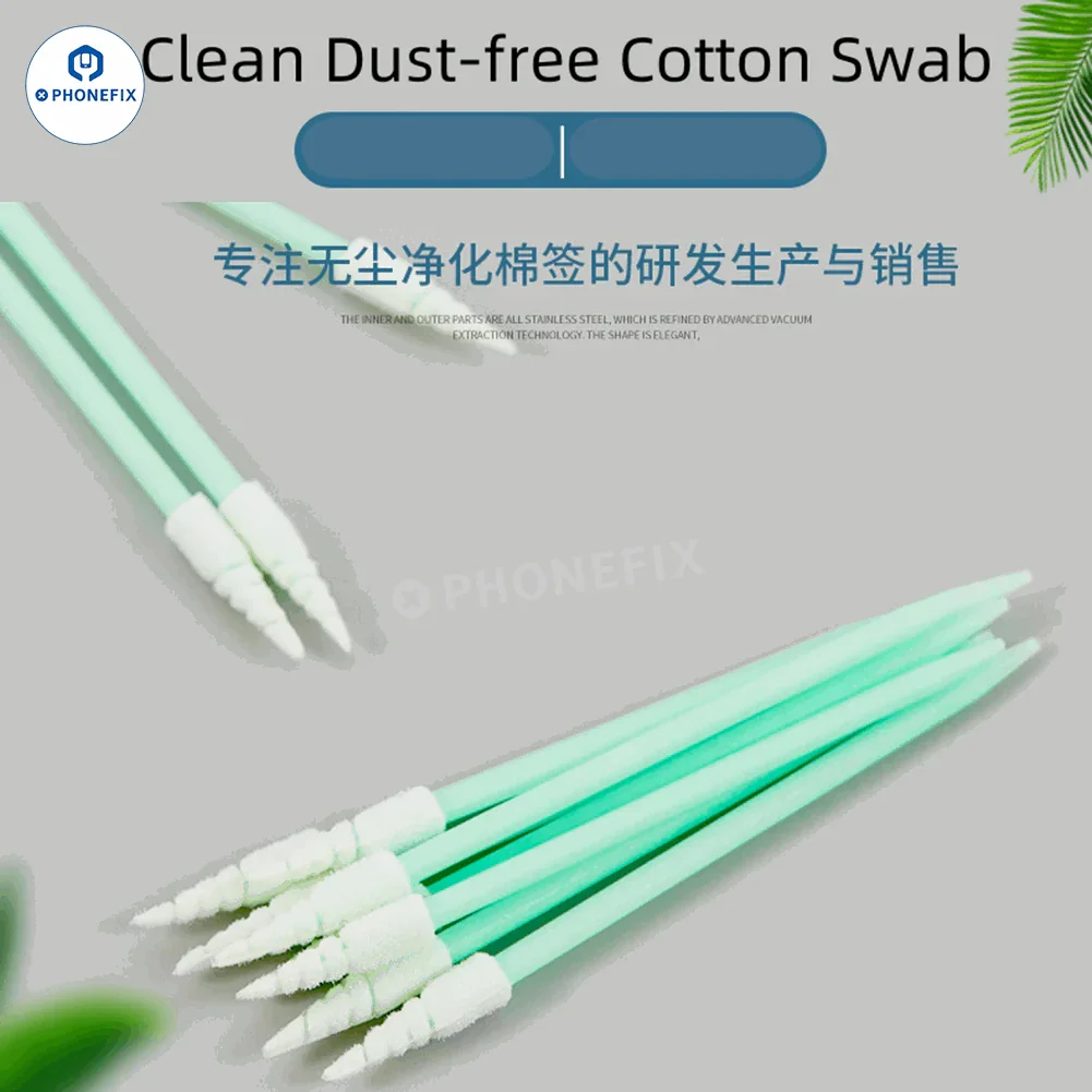 Phone Tail Plug Cleaning Stick Dust-Free Sponge Cotton Swab - Image 5
