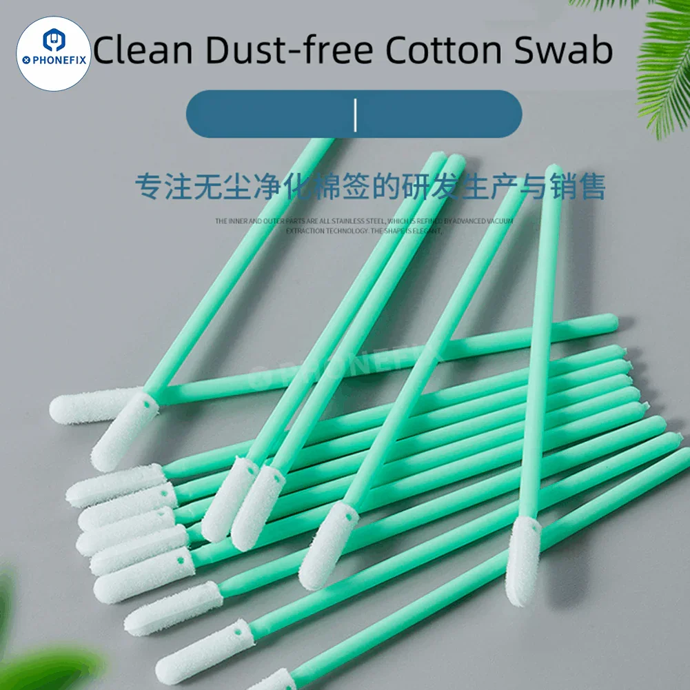 Phone Tail Plug Cleaning Stick Dust-Free Sponge Cotton Swab - Image 6