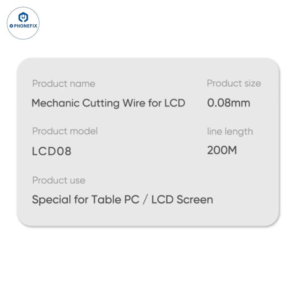 Phone Touch Screen Cutting Wire Curved LCD Screen Separating - Image 12