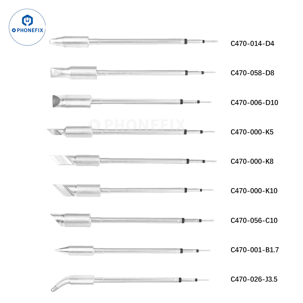PHONEFIX C470 Soldering Iron Tips for Phone PCB CPU IC Repair - Image 3