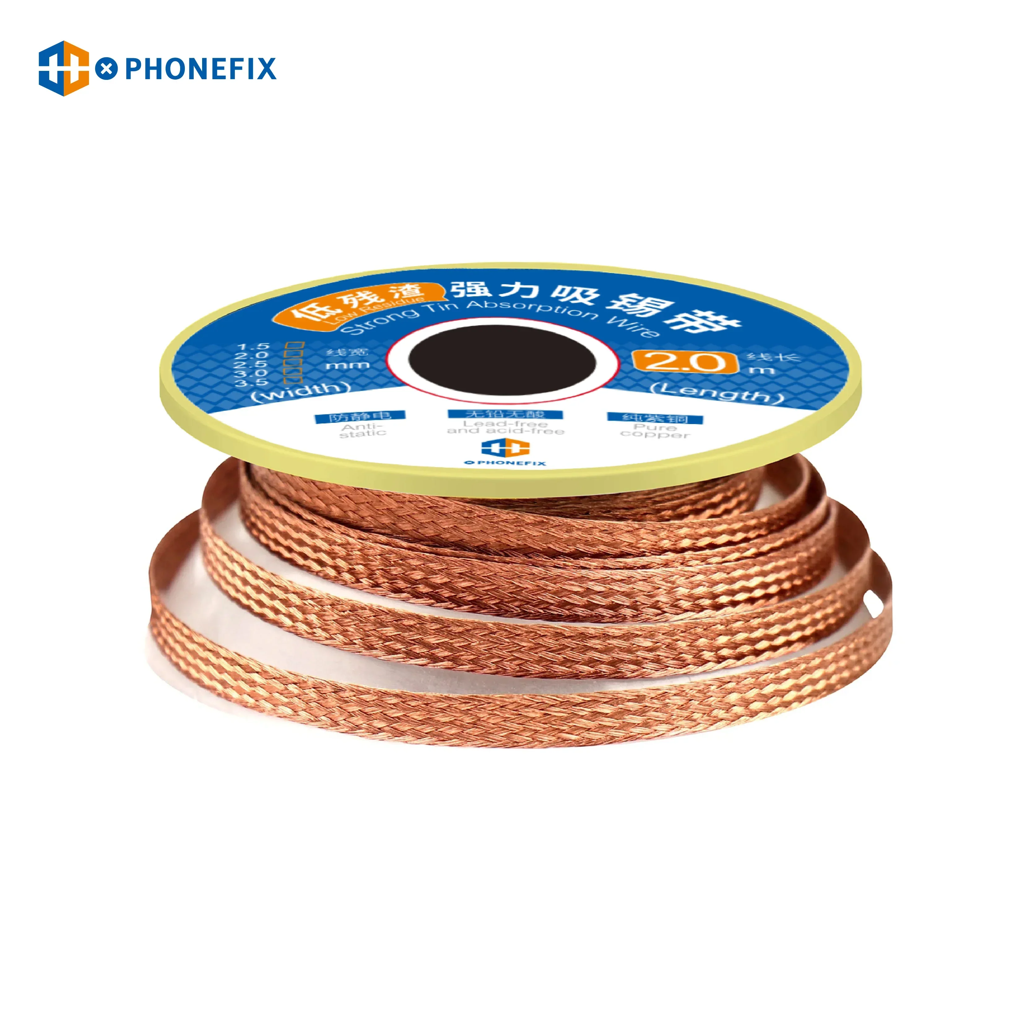 PHONEFIX Desoldering Braid BGA Wicks Soldering Wire Repair - Image 9